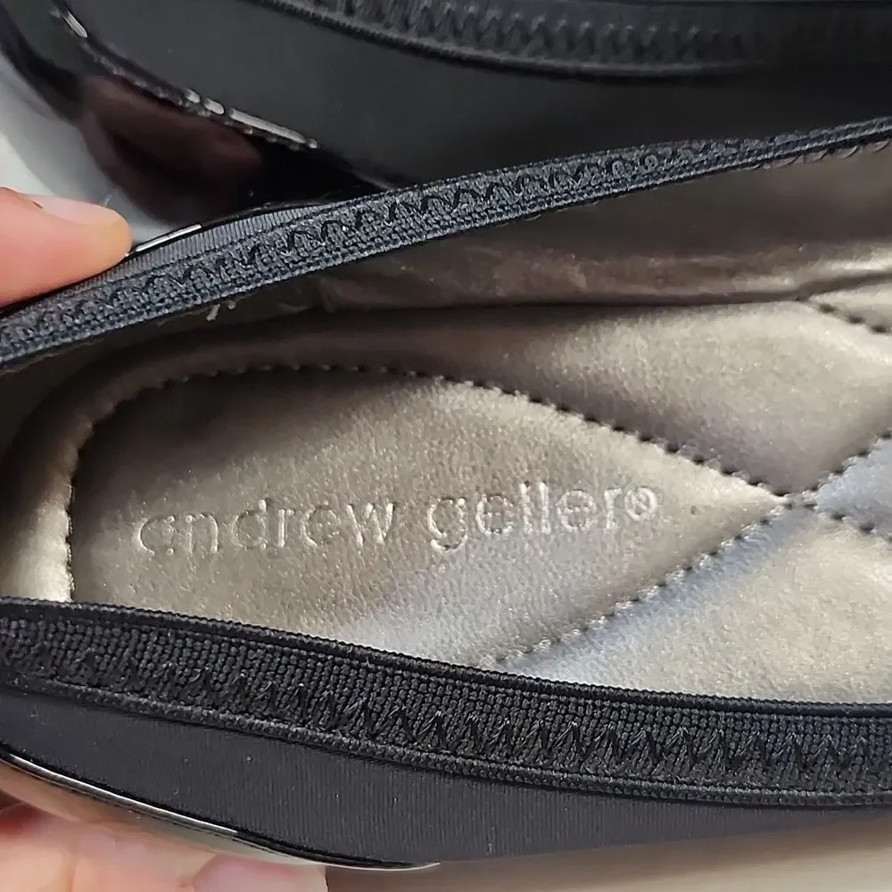 Andrew Geller Quinese Women's 8 Patent Leather Wedge - New